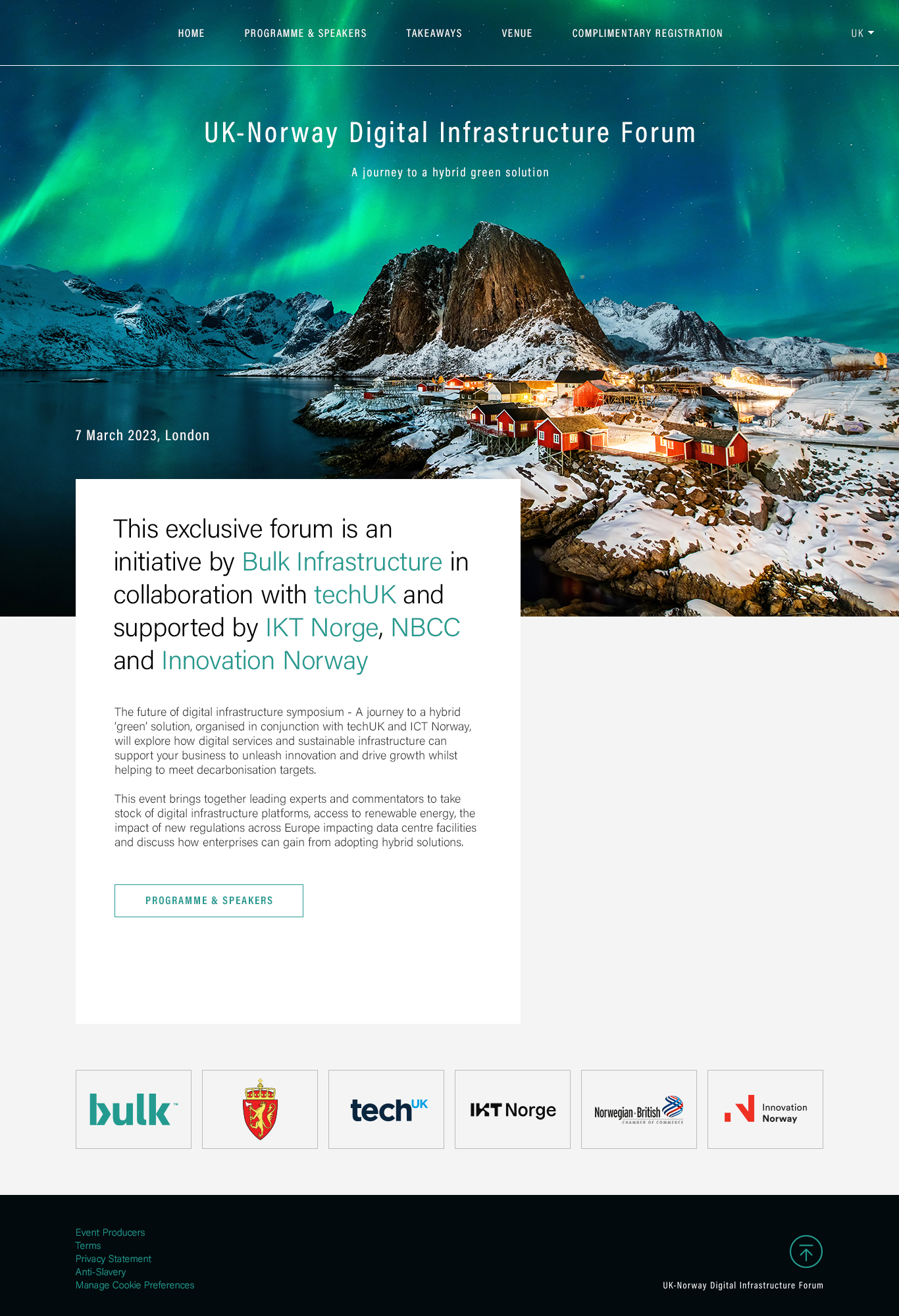 UK-Norway Digital Infrastructure Forum